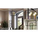 Colwick 6 Light 48 inch Matte Black and Signature Gold Island Chandelier Ceiling Light